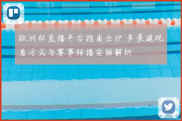 欧洲杯直播平台指南出炉 多渠道观看方式与赛事转播安排解析