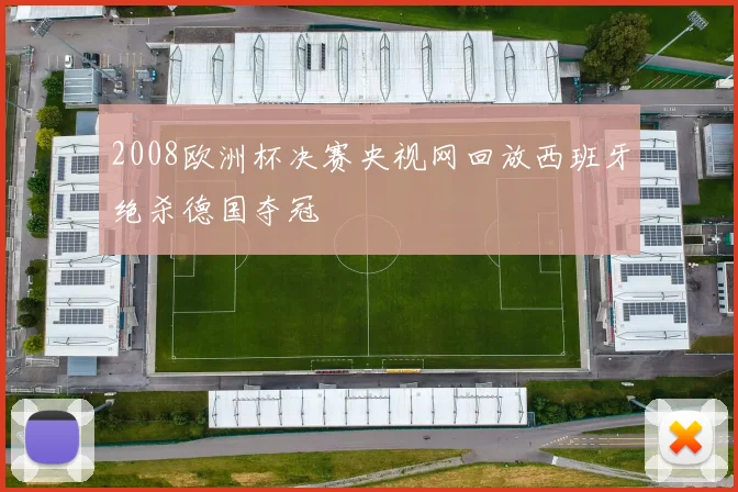 2008欧洲杯决赛央视网回放西班牙绝杀德国夺冠